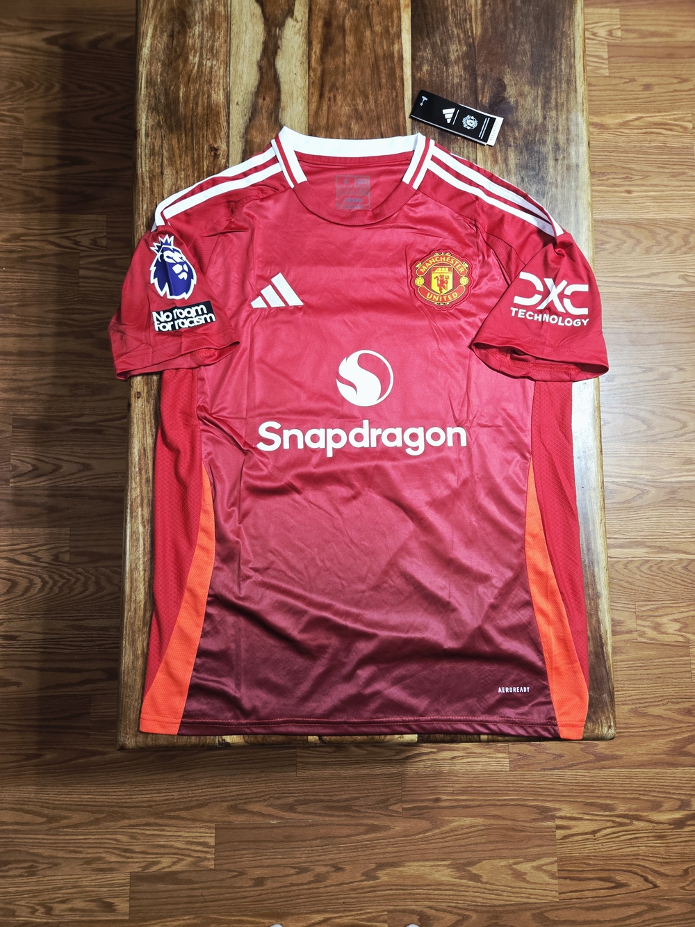 Adidas Manchester United 2024/25 Home Jersey -Rashford #10 Size XL
